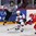 HELSINKI, FINLAND - JANUARY 4: USA's Nick Schmaltz #9 and Russia's Radel Fazleyev #19 chase down a loose puck during semifinal round action at the 2016 IIHF World Junior Championship. (Photo by Matt Zambonin/HHOF-IIHF Images)

